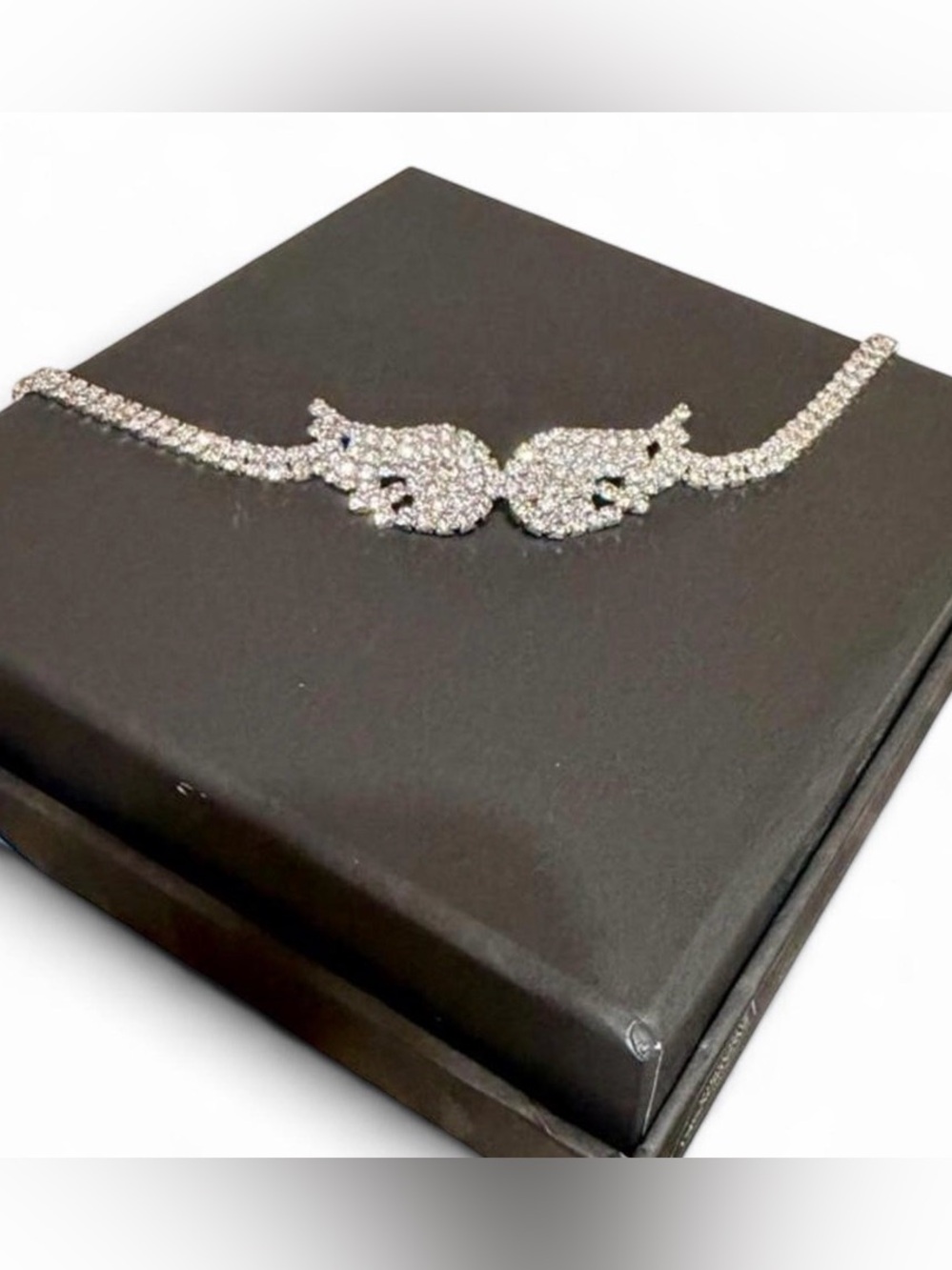 Silver Embellished Wings Bracelet or Anklet
New Never Worn